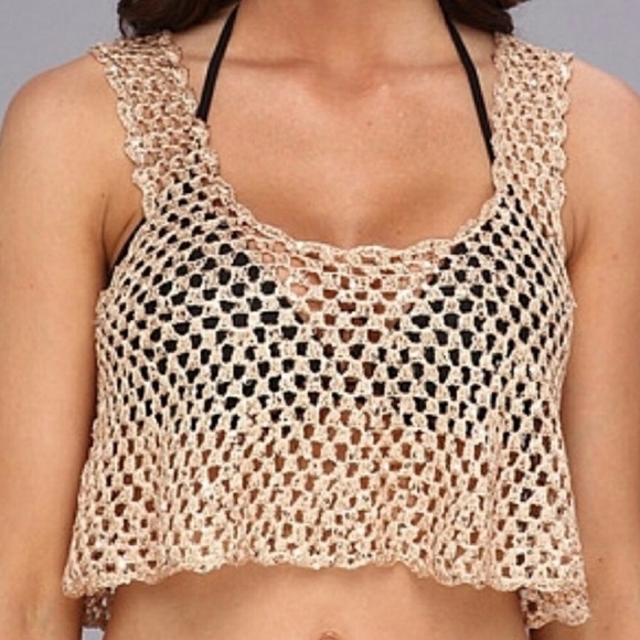Beach Riot Other - Beach riot gold sequin cover up
